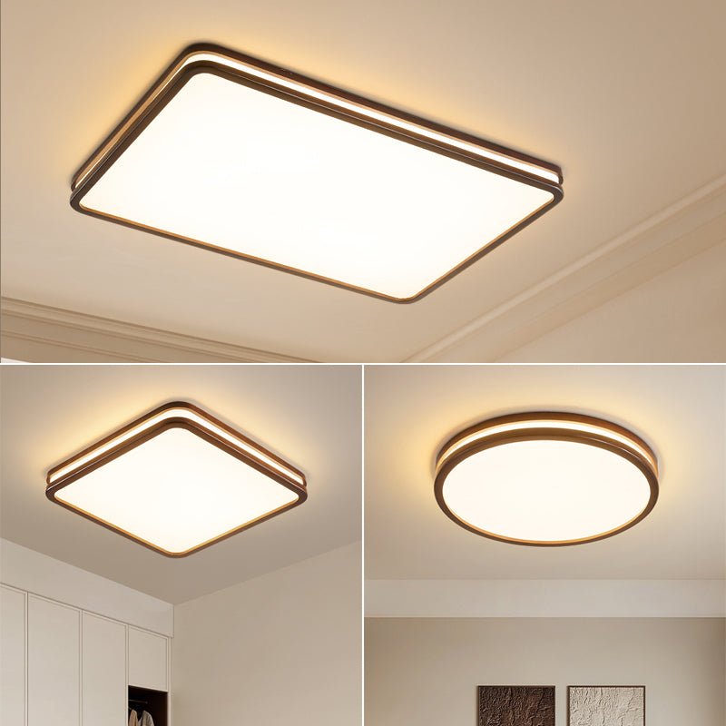 Nysilos Modern Minimalist Wood Ceiling Light - Letslighting