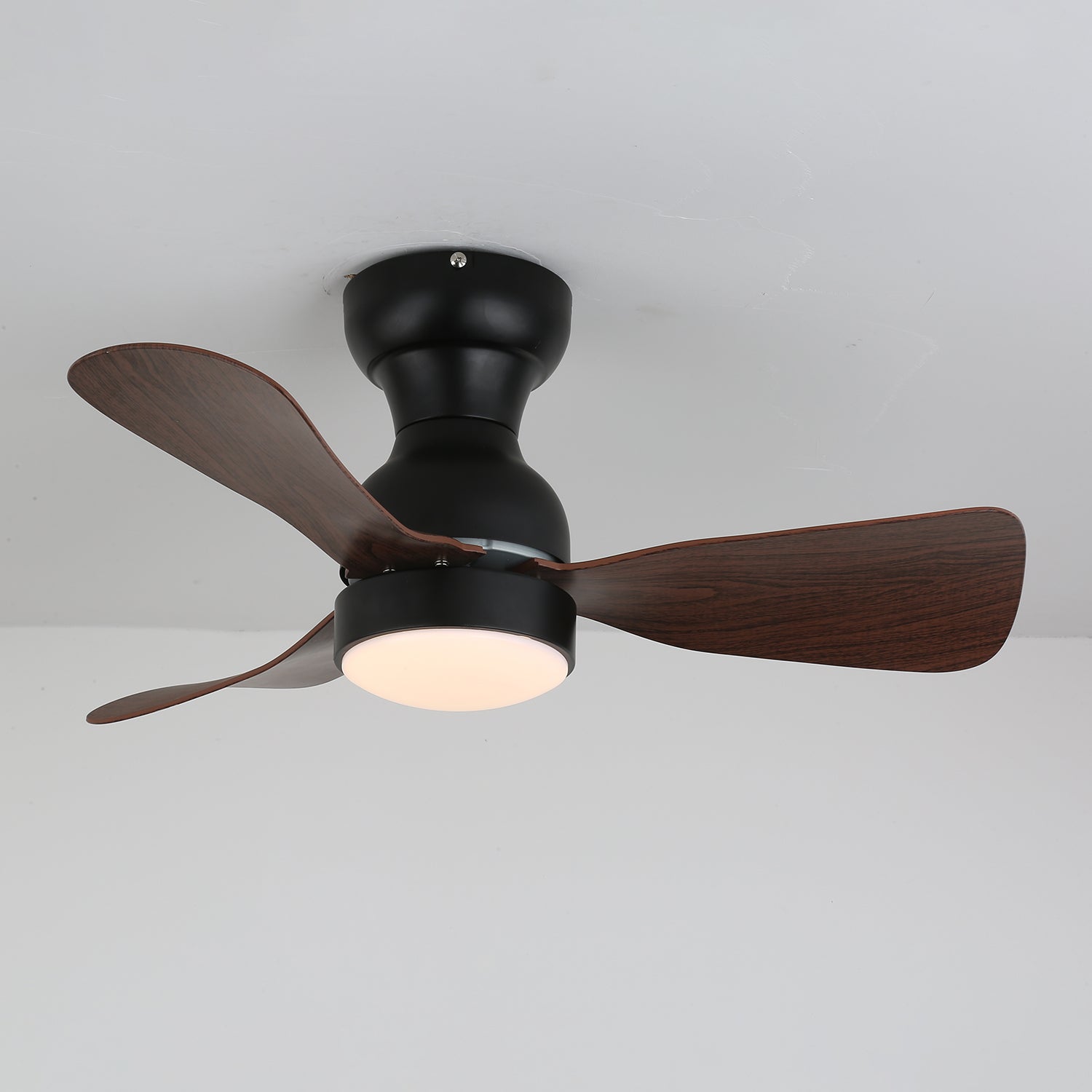 Aurdorus Modern Wood Ceiling Fan Light - Letslighting