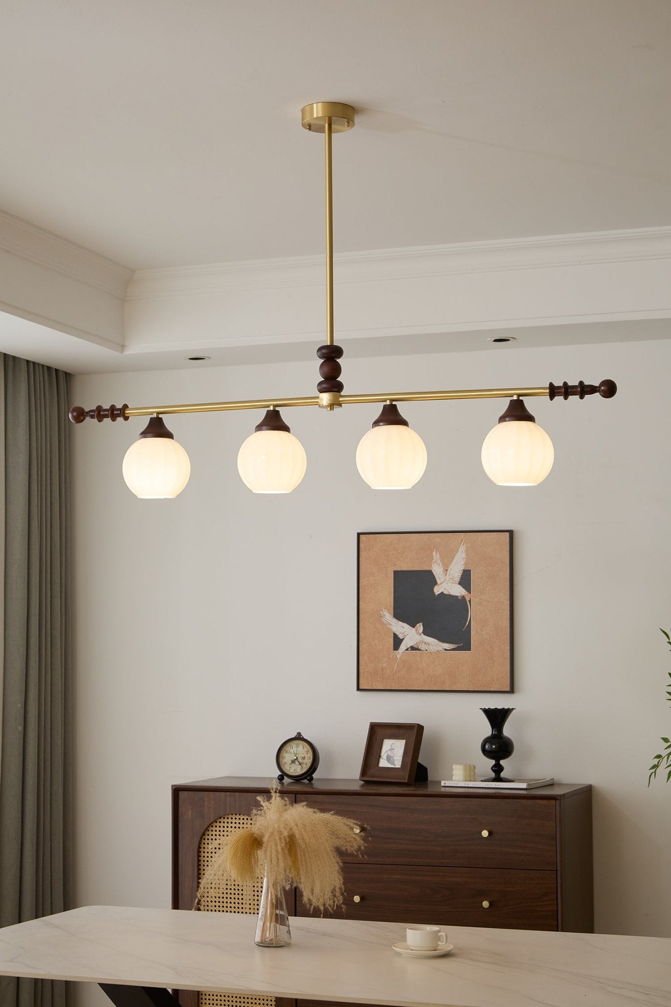 Vosole Traditional Elegance Vintage Wood Chandelier - Letslighting