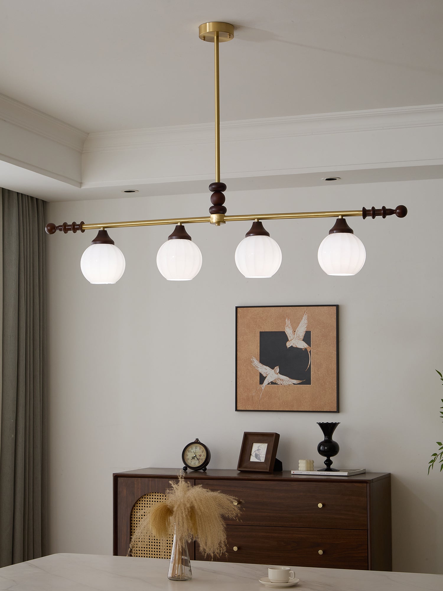 Vosole Traditional Elegance Vintage Wood Chandelier - Letslighting