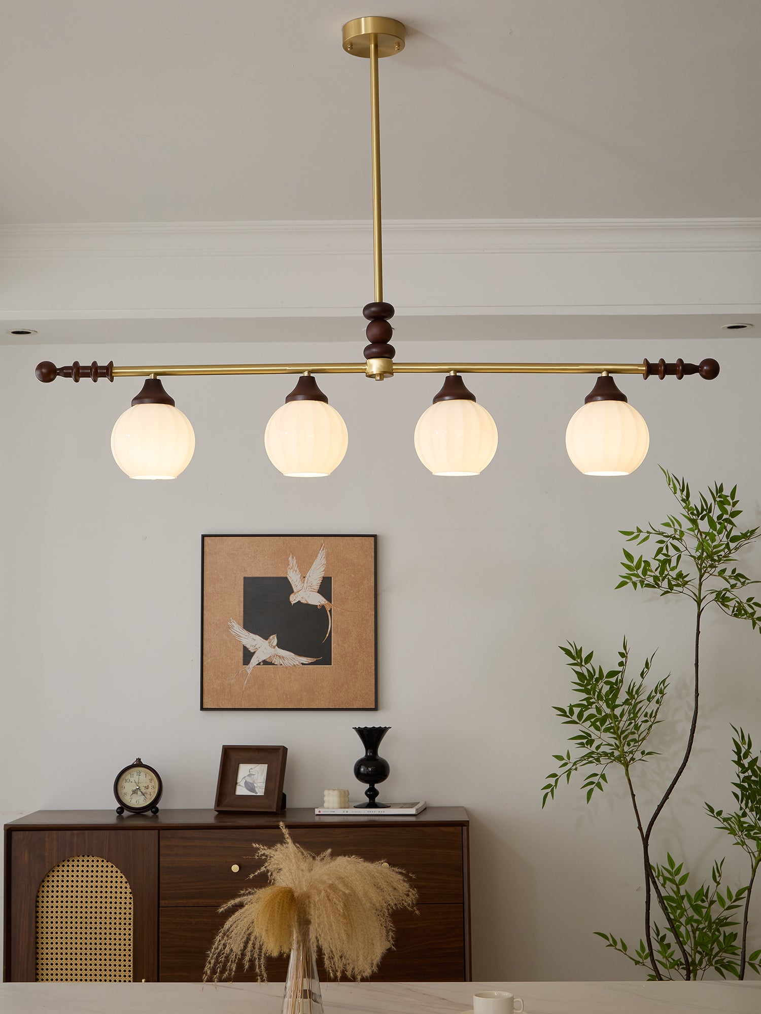 Vosole Traditional Elegance Vintage Wood Chandelier - Letslighting