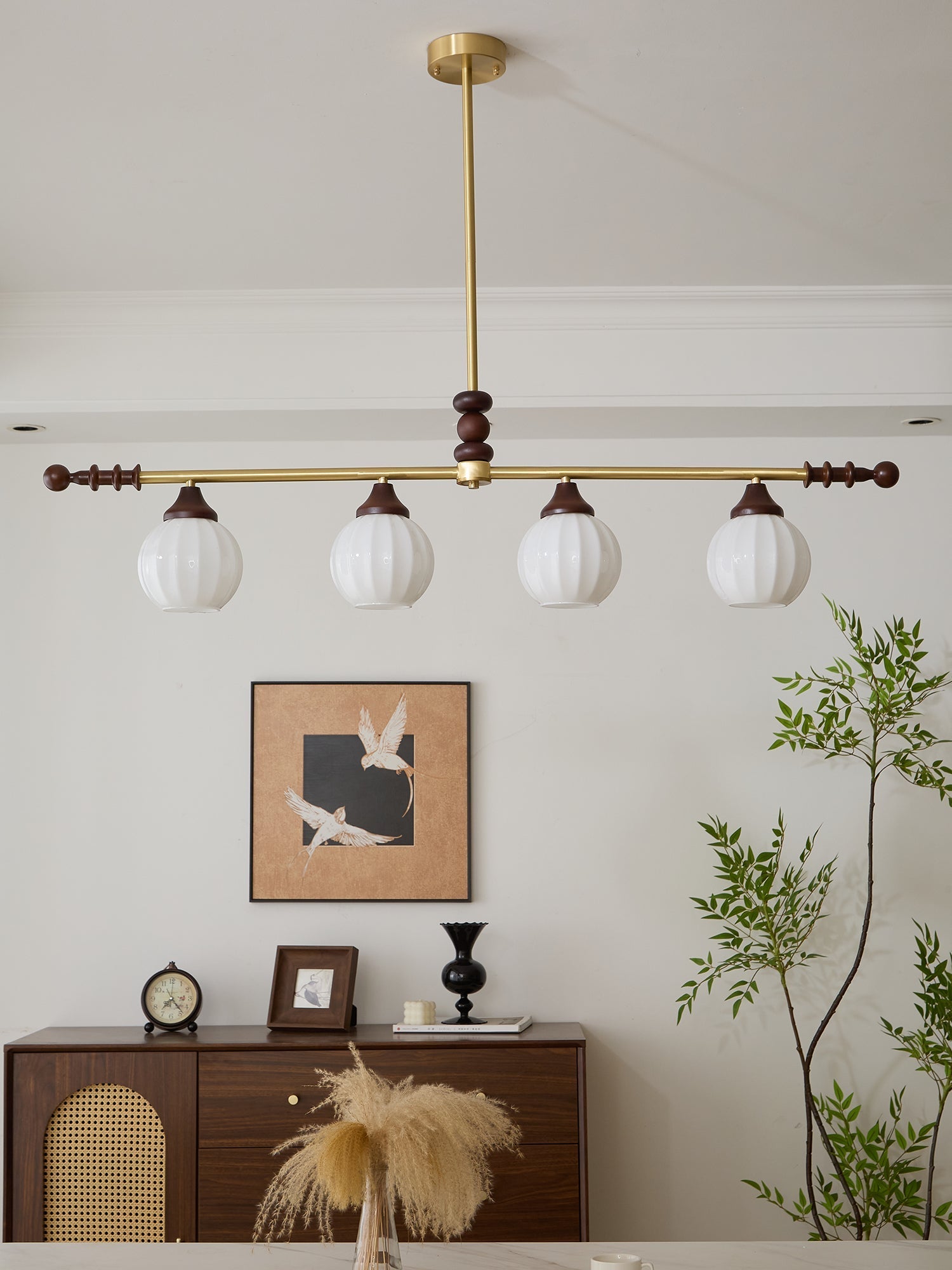 Vosole Traditional Elegance Vintage Wood Chandelier - Letslighting