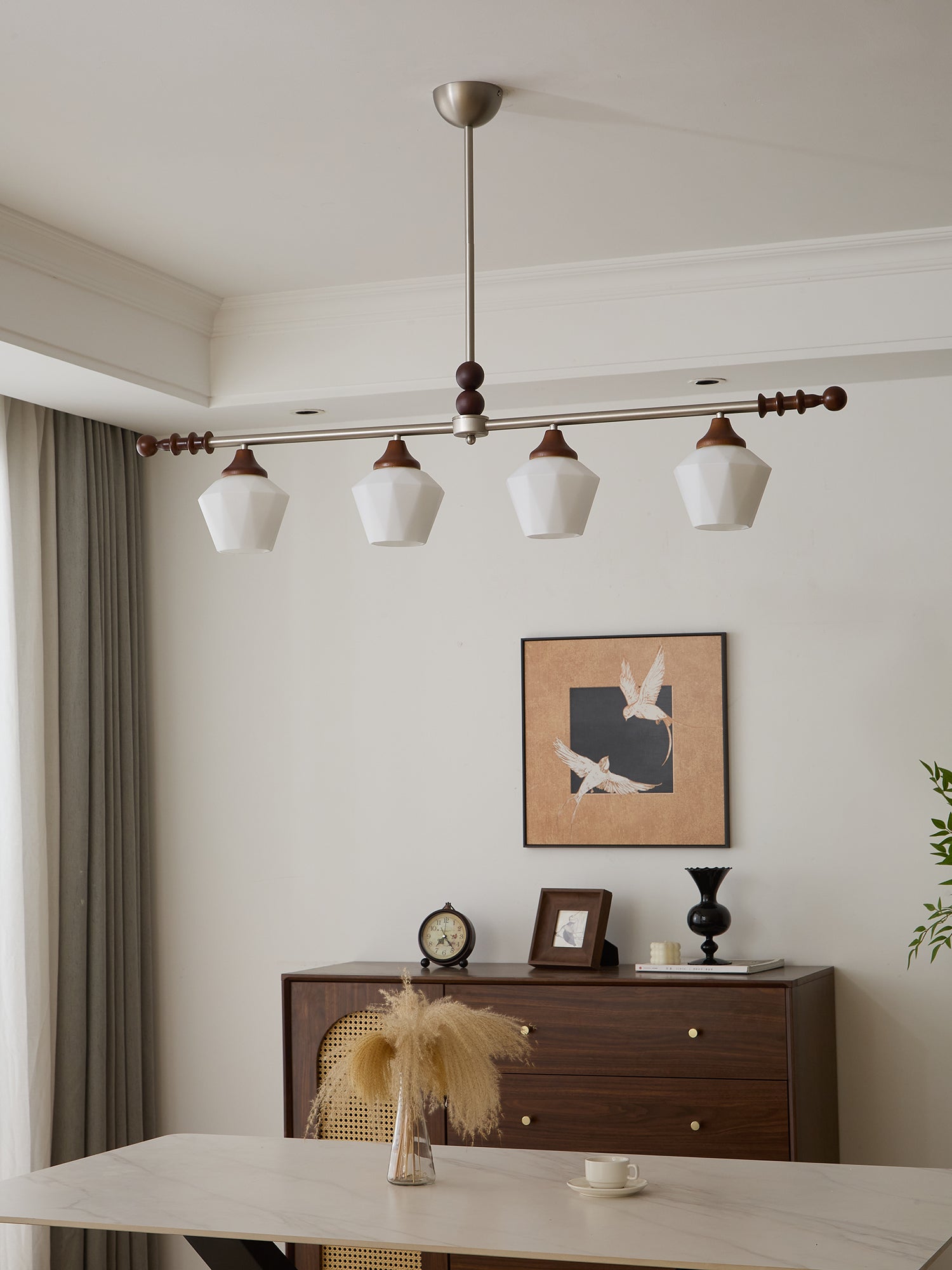 Vosole Traditional Elegance Vintage Wood Chandelier - Letslighting