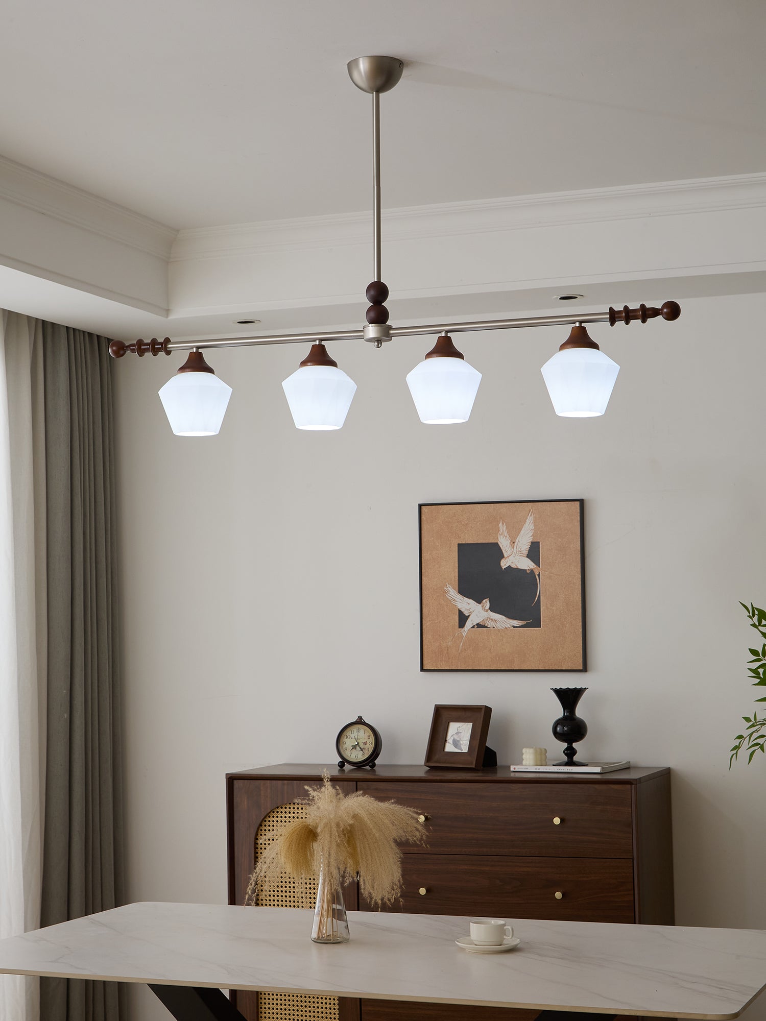 Vosole Traditional Elegance Vintage Wood Chandelier - Letslighting
