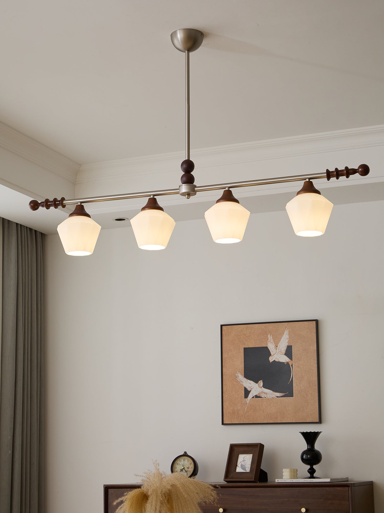 Vosole Traditional Elegance Vintage Wood Chandelier - Letslighting