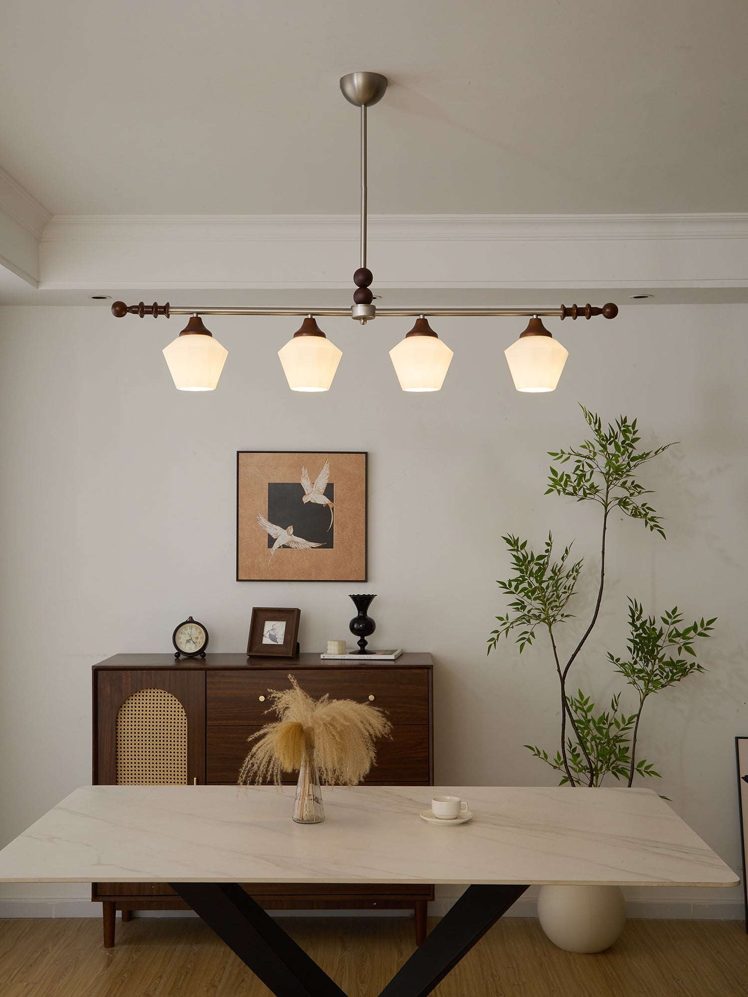 Vosole Traditional Elegance Vintage Wood Chandelier - Letslighting