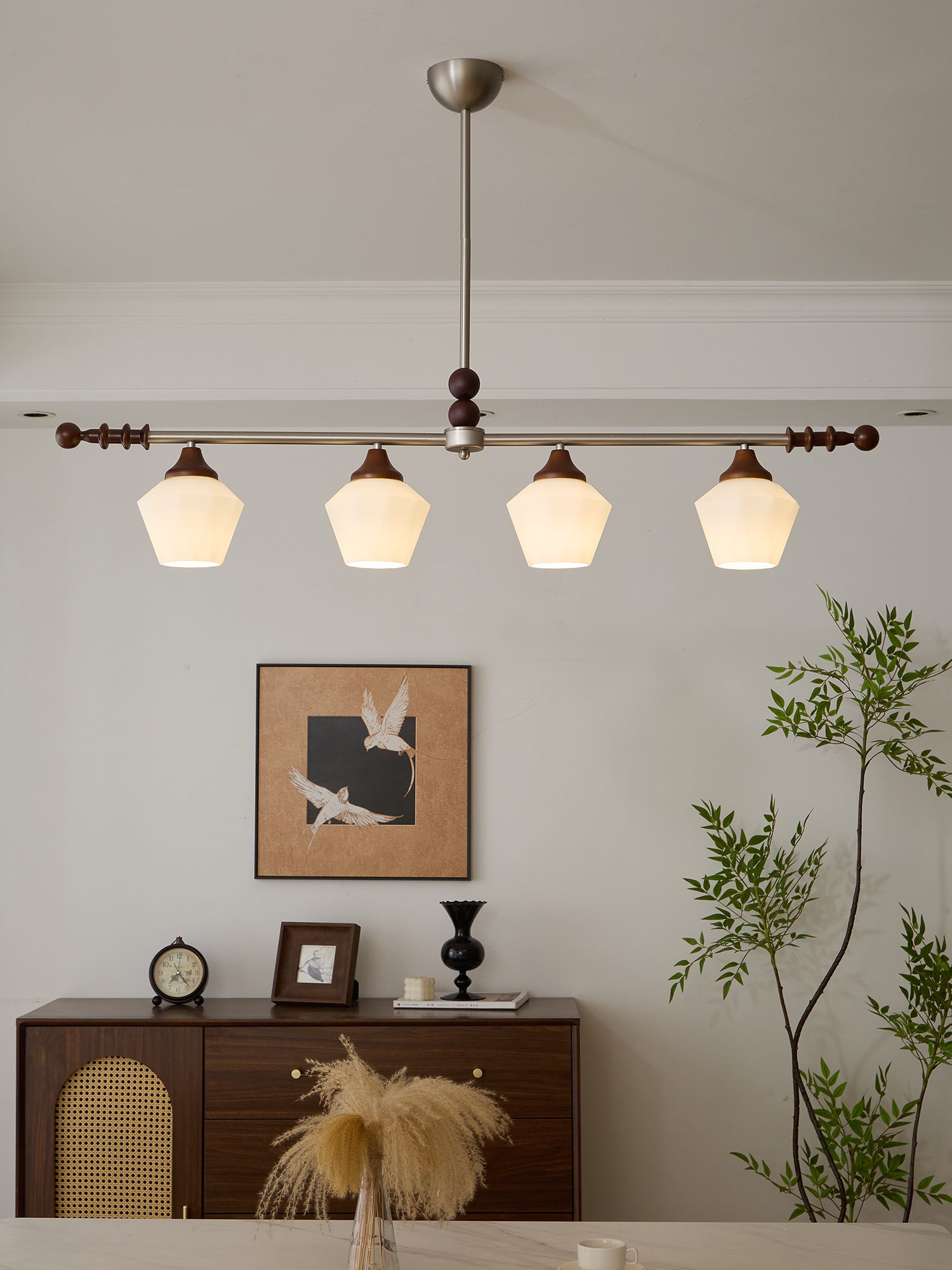 Vosole Traditional Elegance Vintage Wood Chandelier - Letslighting