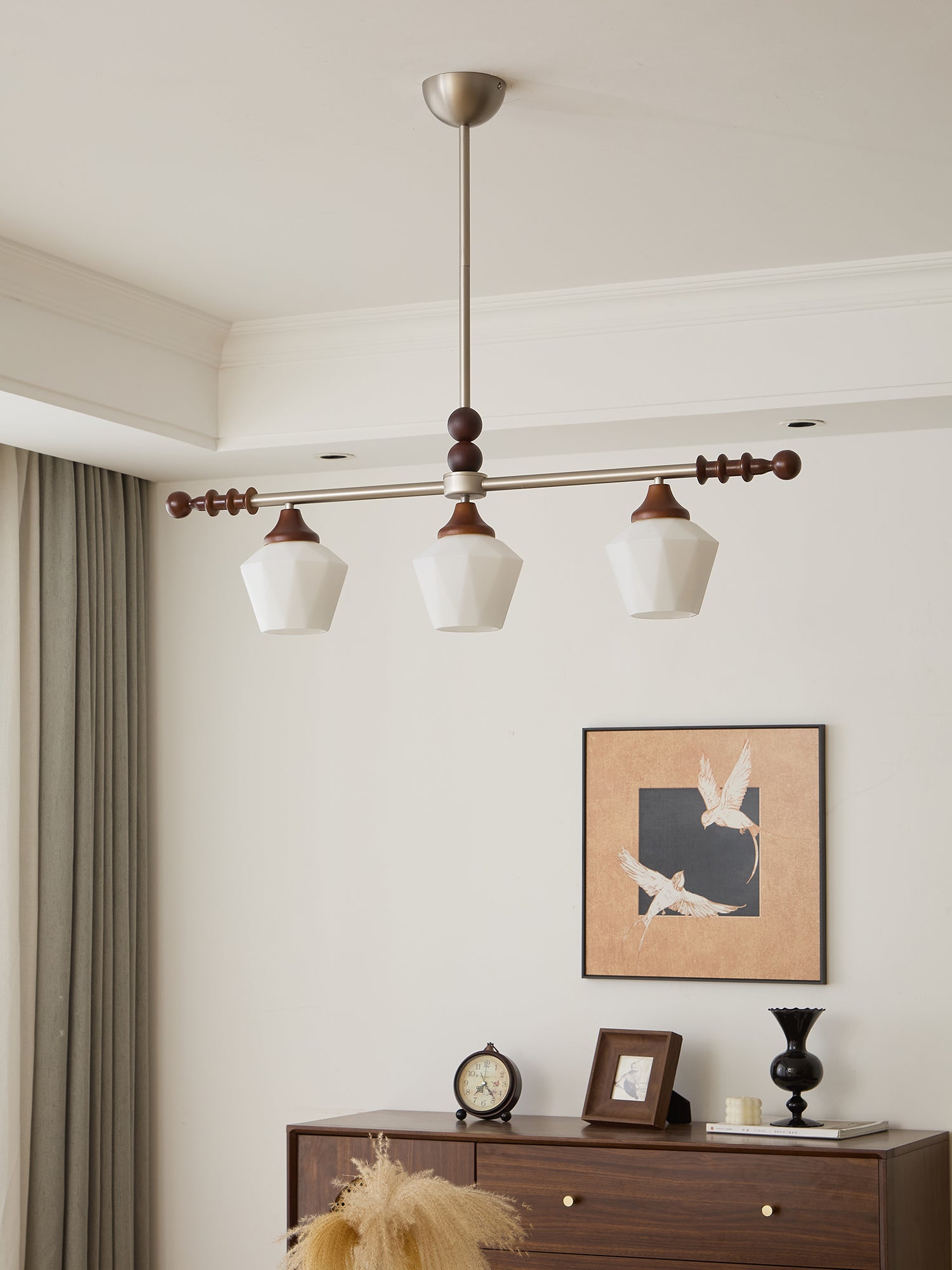 Vosole Traditional Elegance Vintage Wood Chandelier - Letslighting