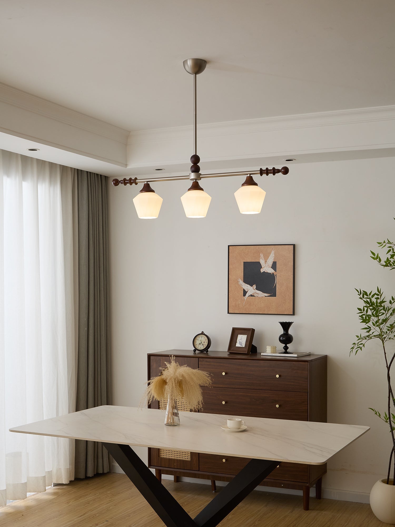 Vosole Traditional Elegance Vintage Wood Chandelier - Letslighting