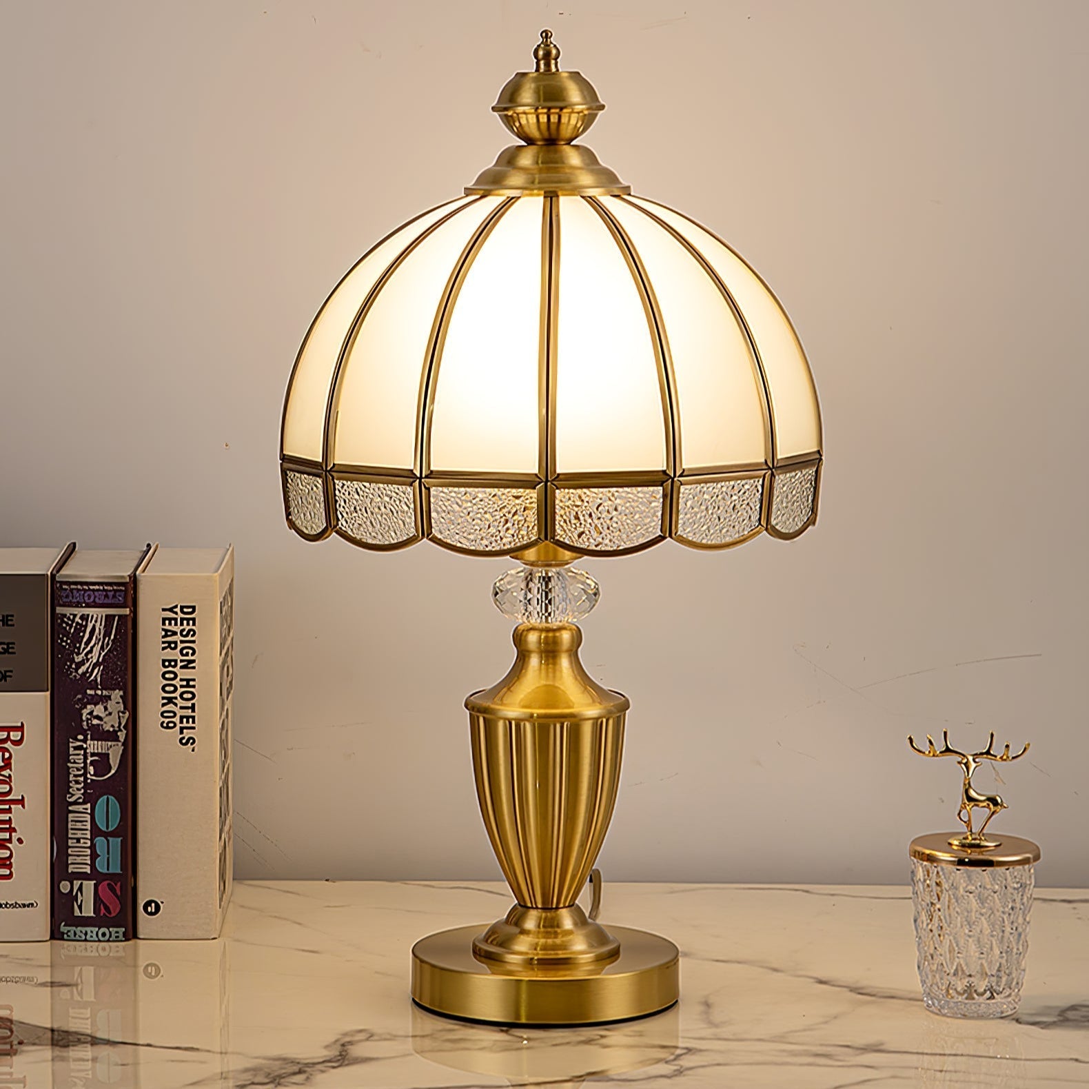 Opaline Glass Classic Table Lamp - Letslighting