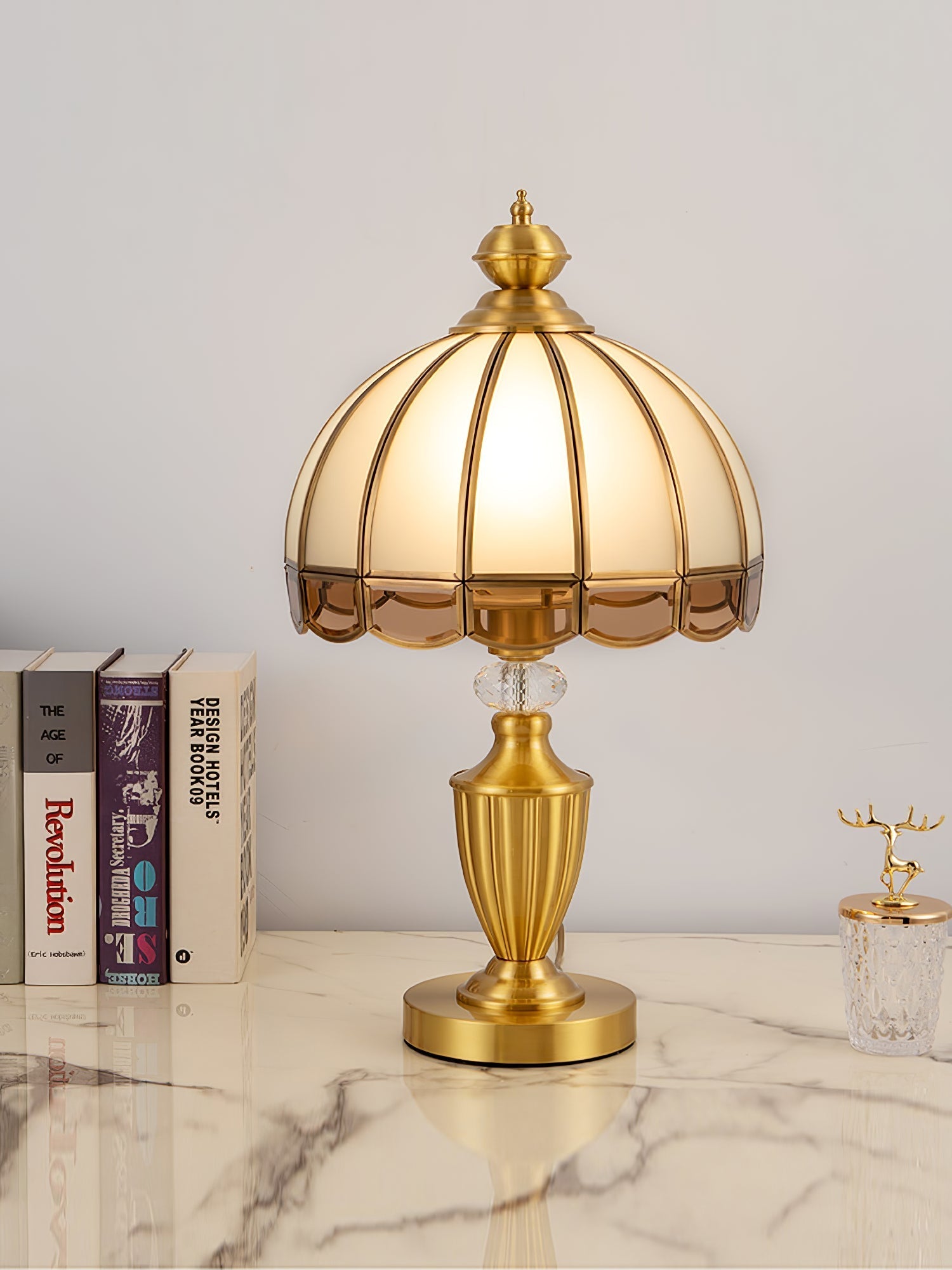 Opaline Glass Classic Table Lamp - Letslighting