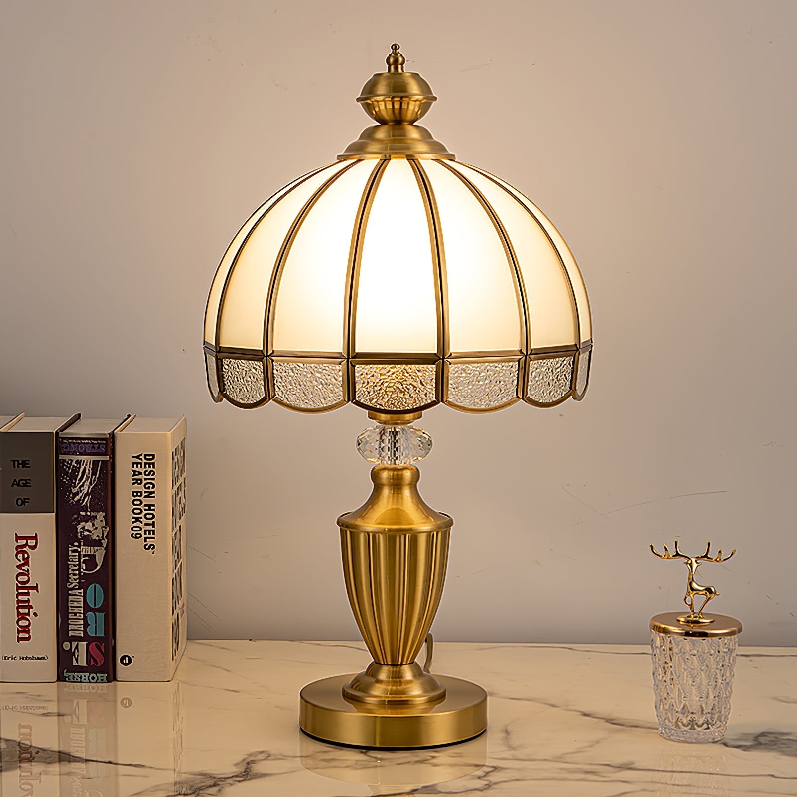 Opaline Glass Classic Table Lamp - Letslighting