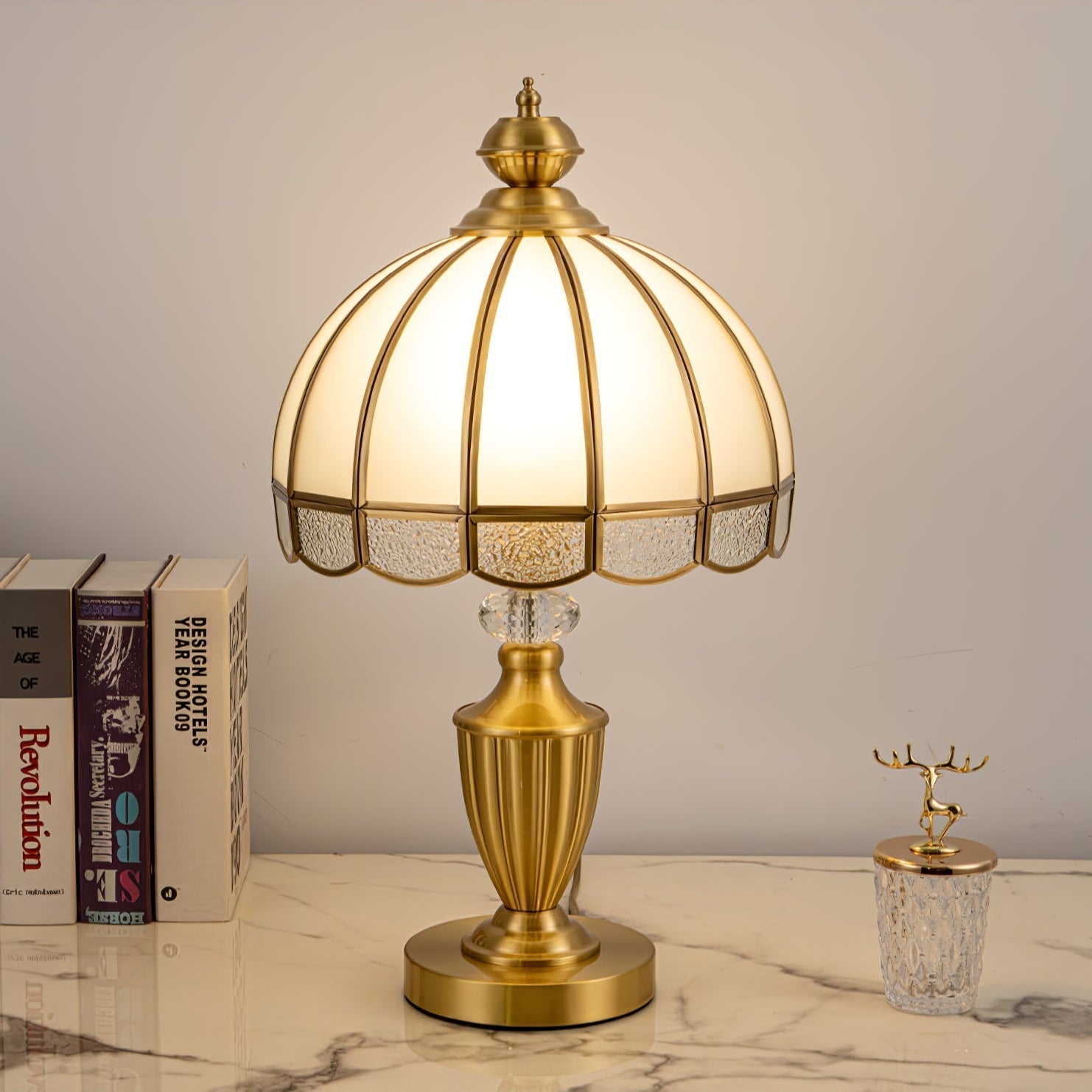Opaline Glass Classic Table Lamp - Letslighting
