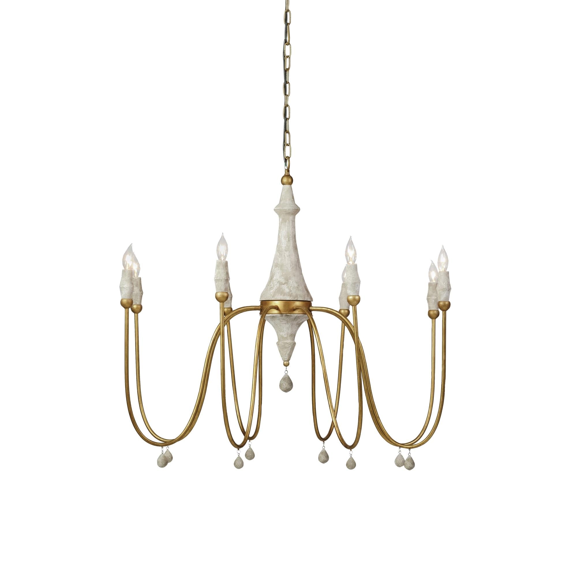 Arcad Vintage Industrial Wooden Chandelier - Letslighting