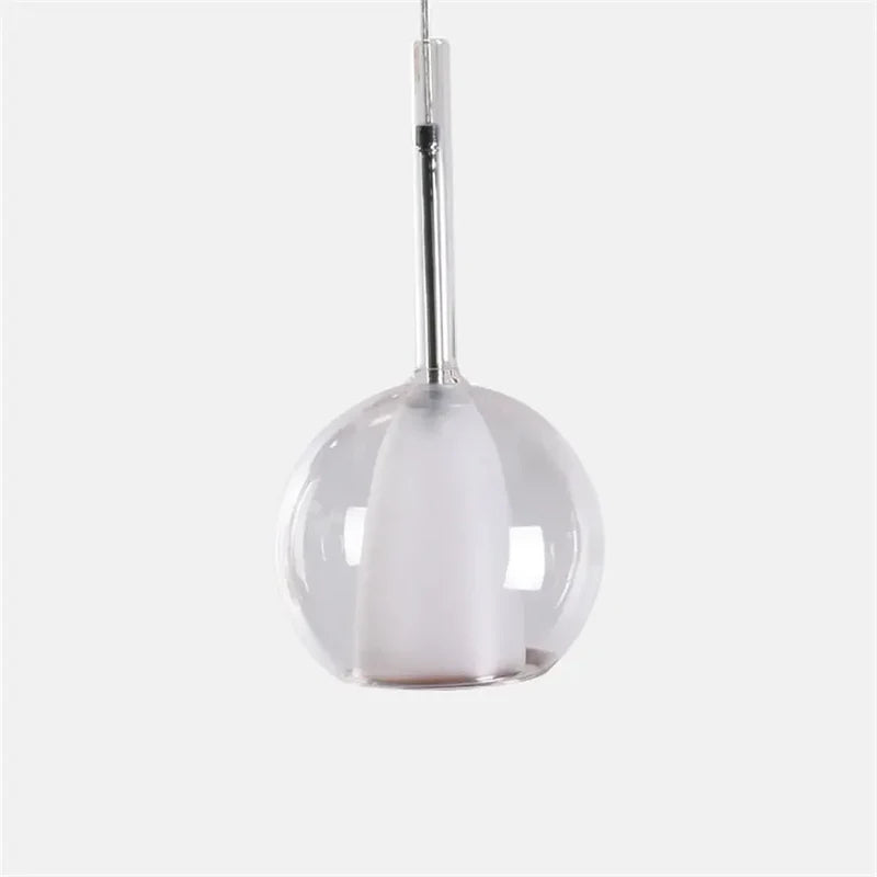 Valentina Modern Sphere LED Pendant Light Glass Dining Room - Letslighting