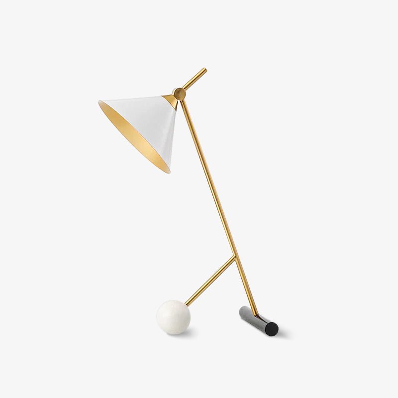 Zephyre Marble Geometric Table Lamp - Letslighting