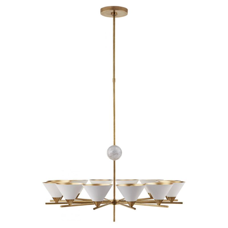 Bloom Large Vintage Marble Chandelier - Letslighting