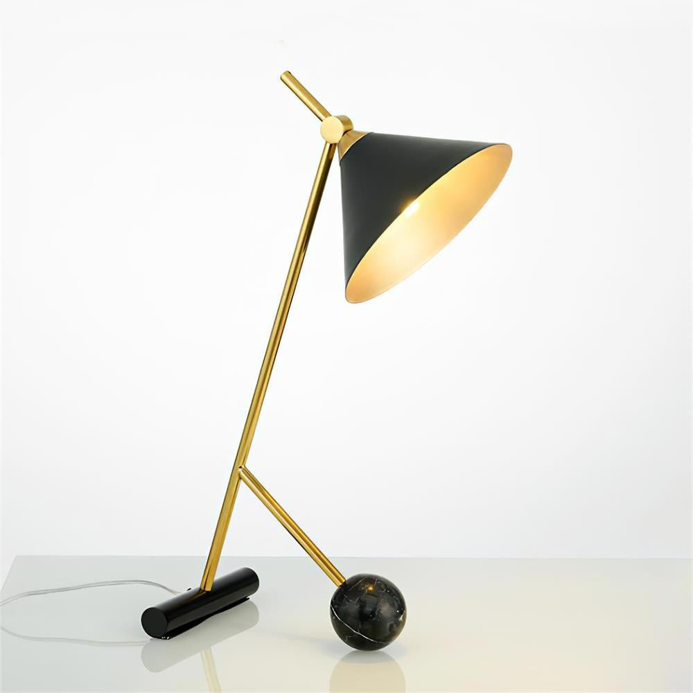 Zephyre Marble Geometric Table Lamp - Letslighting