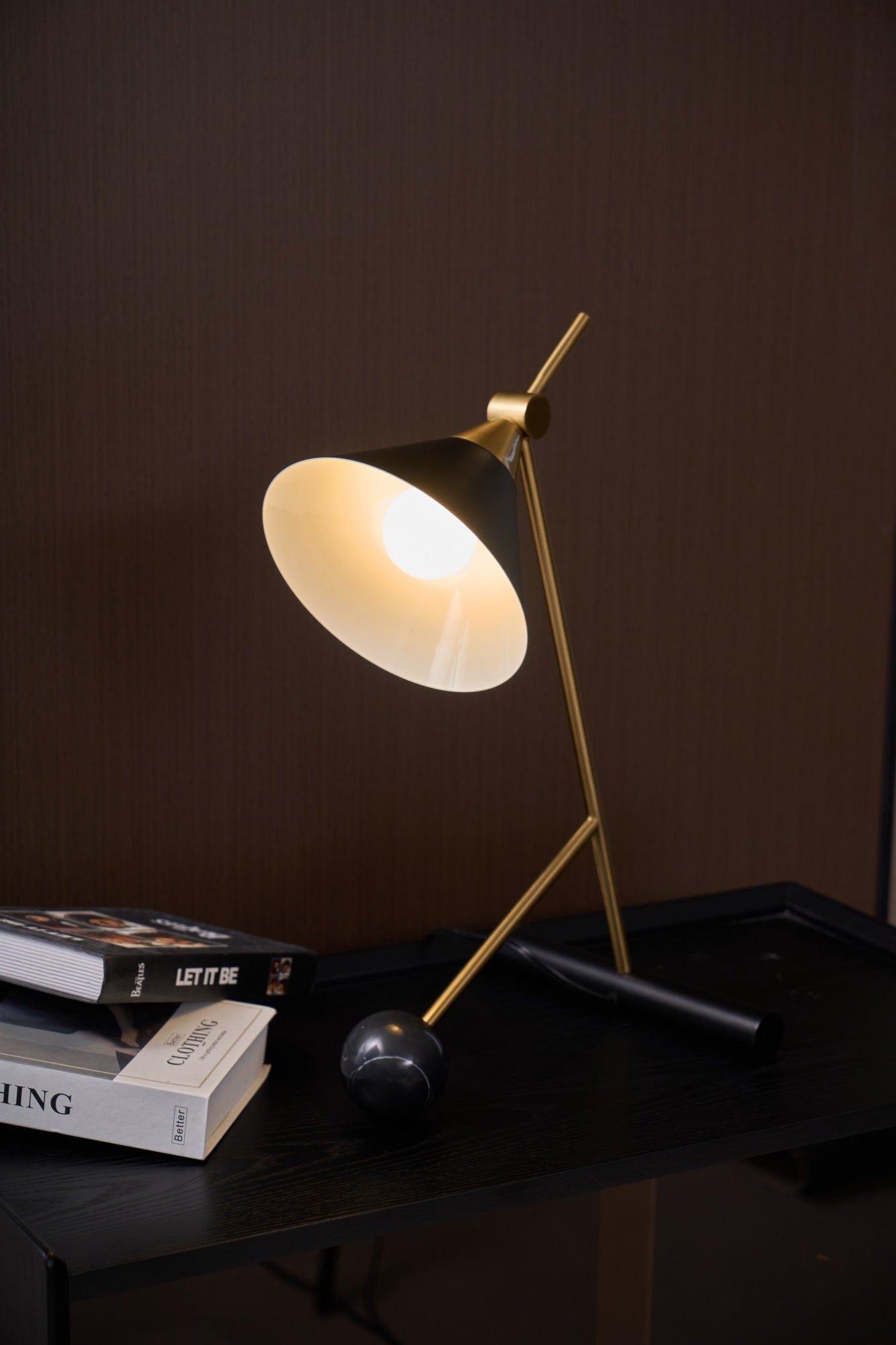Zephyre Marble Geometric Table Lamp - Letslighting