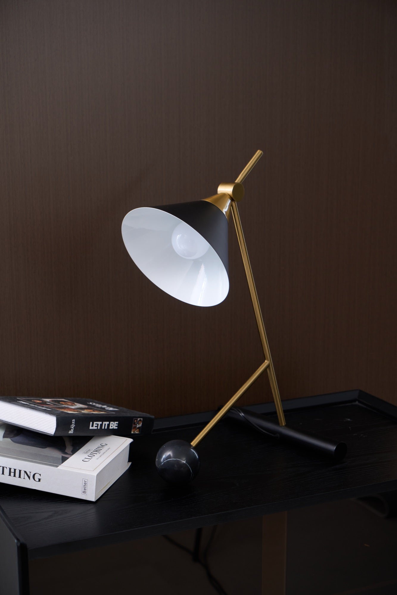 Zephyre Marble Geometric Table Lamp - Letslighting