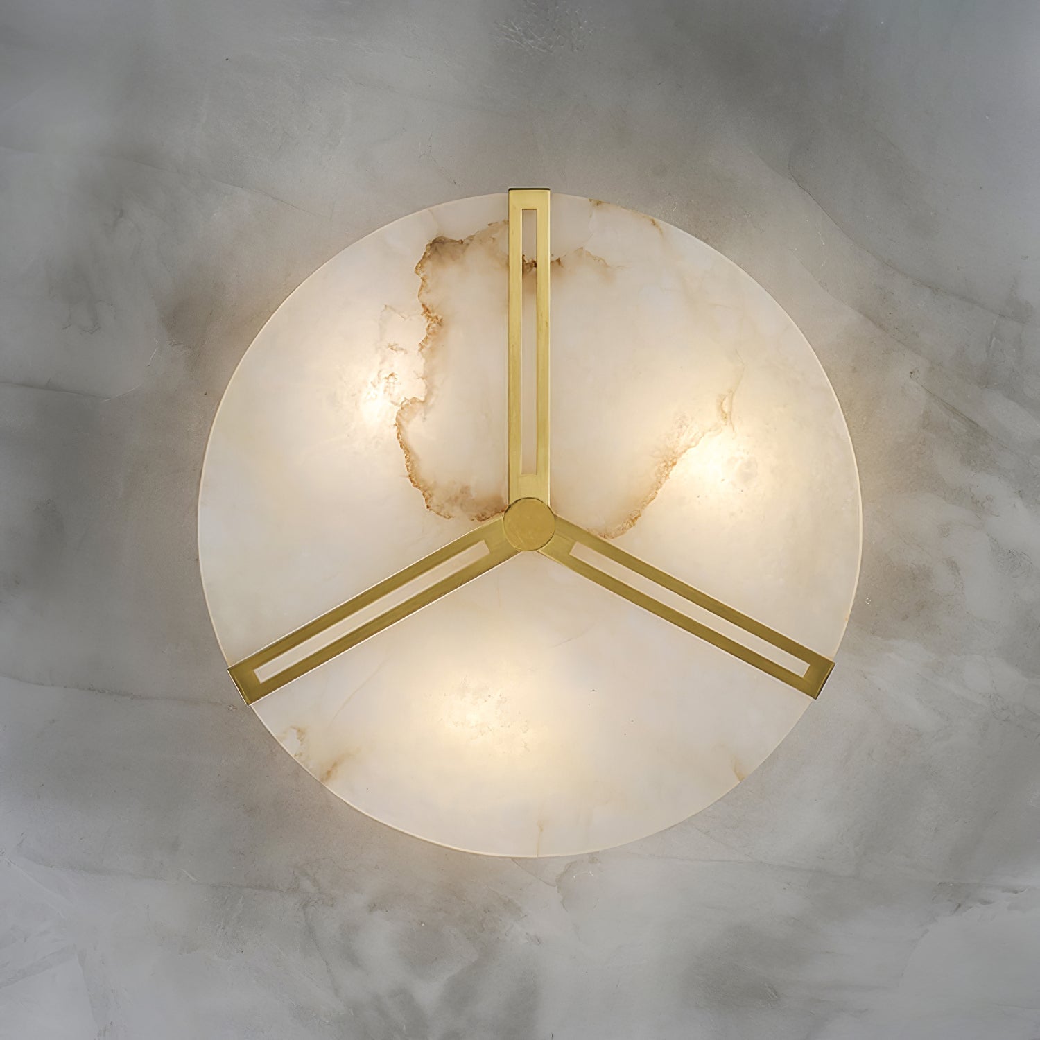 Aveline Alabaster Flush Mount Ceiling Light