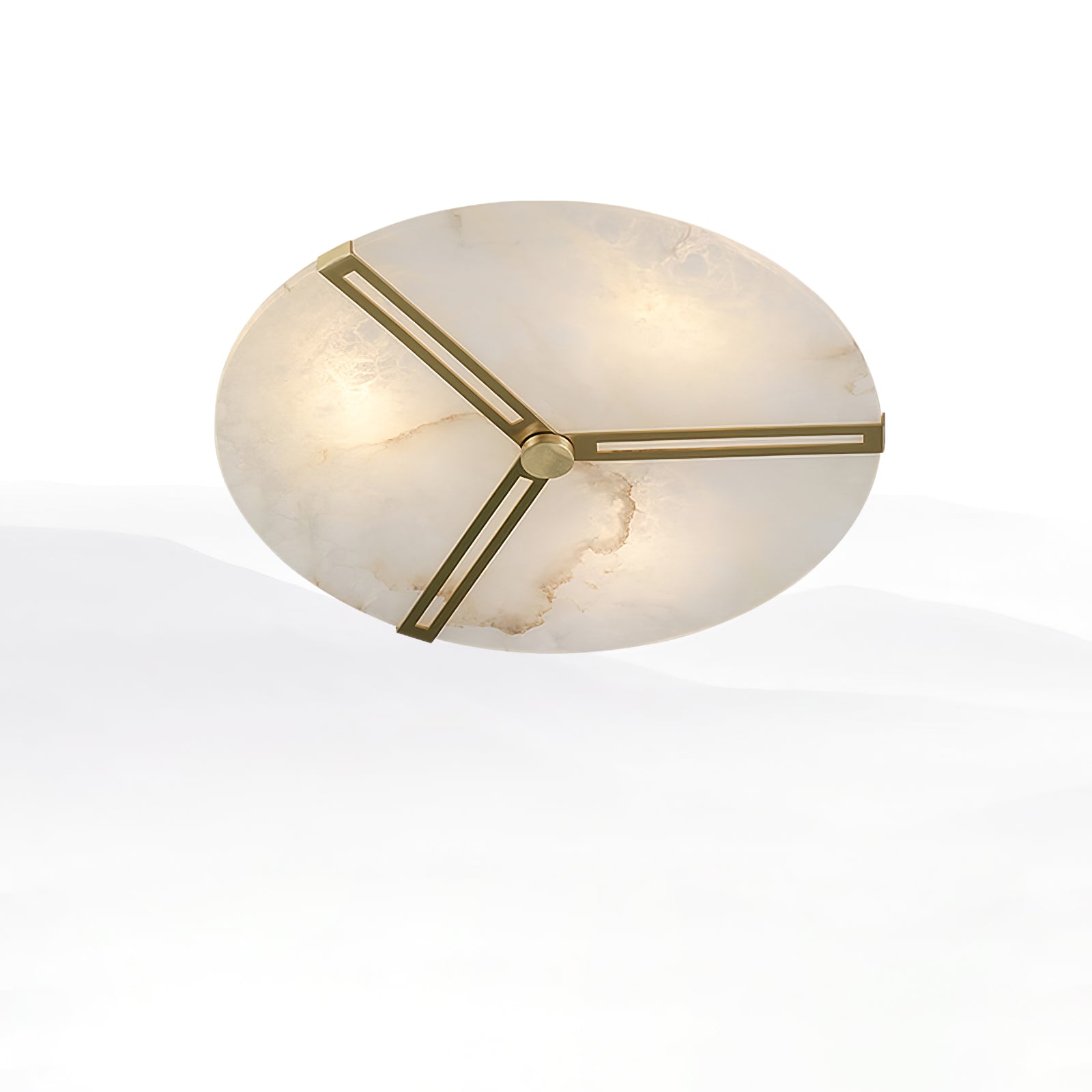 Aveline Alabaster Flush Mount Ceiling Light