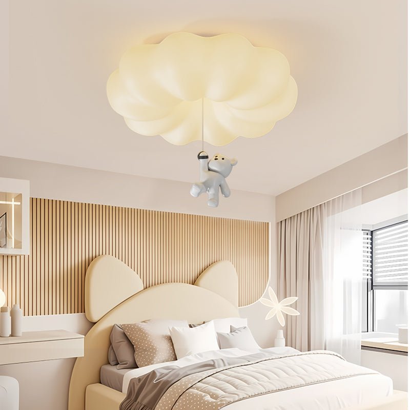 Civarion Classic Cloud Bear Resin Ceiling Light - Letslighting