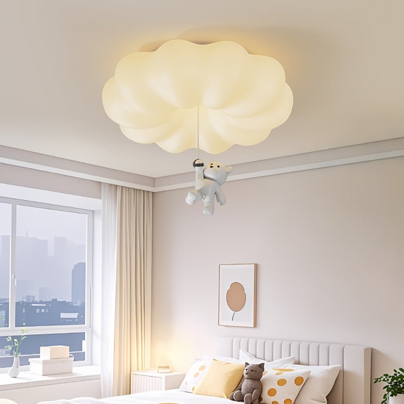 Civarion Classic Cloud Bear Resin Ceiling Light - Letslighting