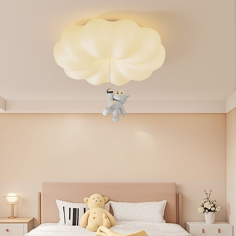 Civarion Classic Cloud Bear Resin Ceiling Light - Letslighting