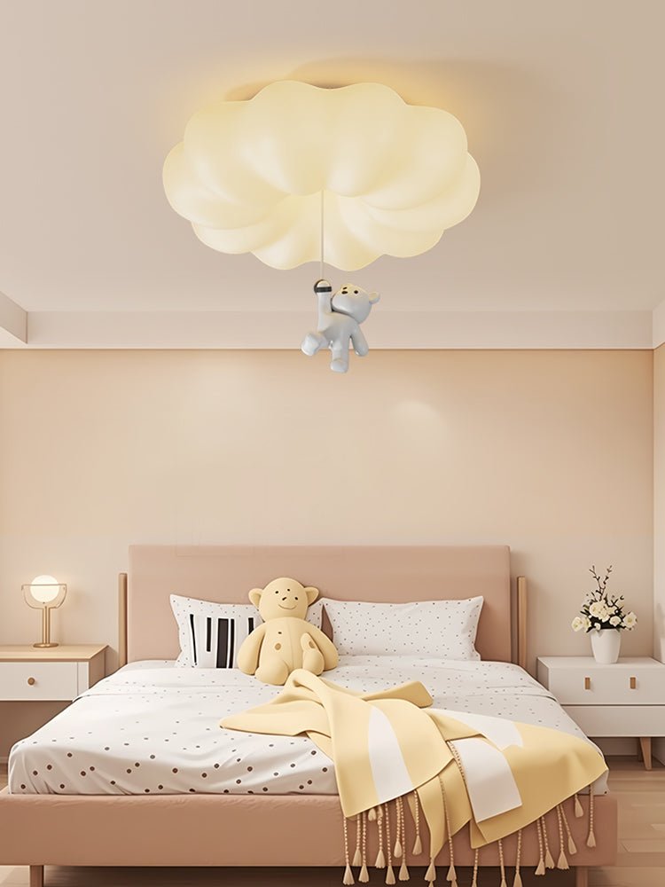 Civarion Classic Cloud Bear Resin Ceiling Light - Letslighting