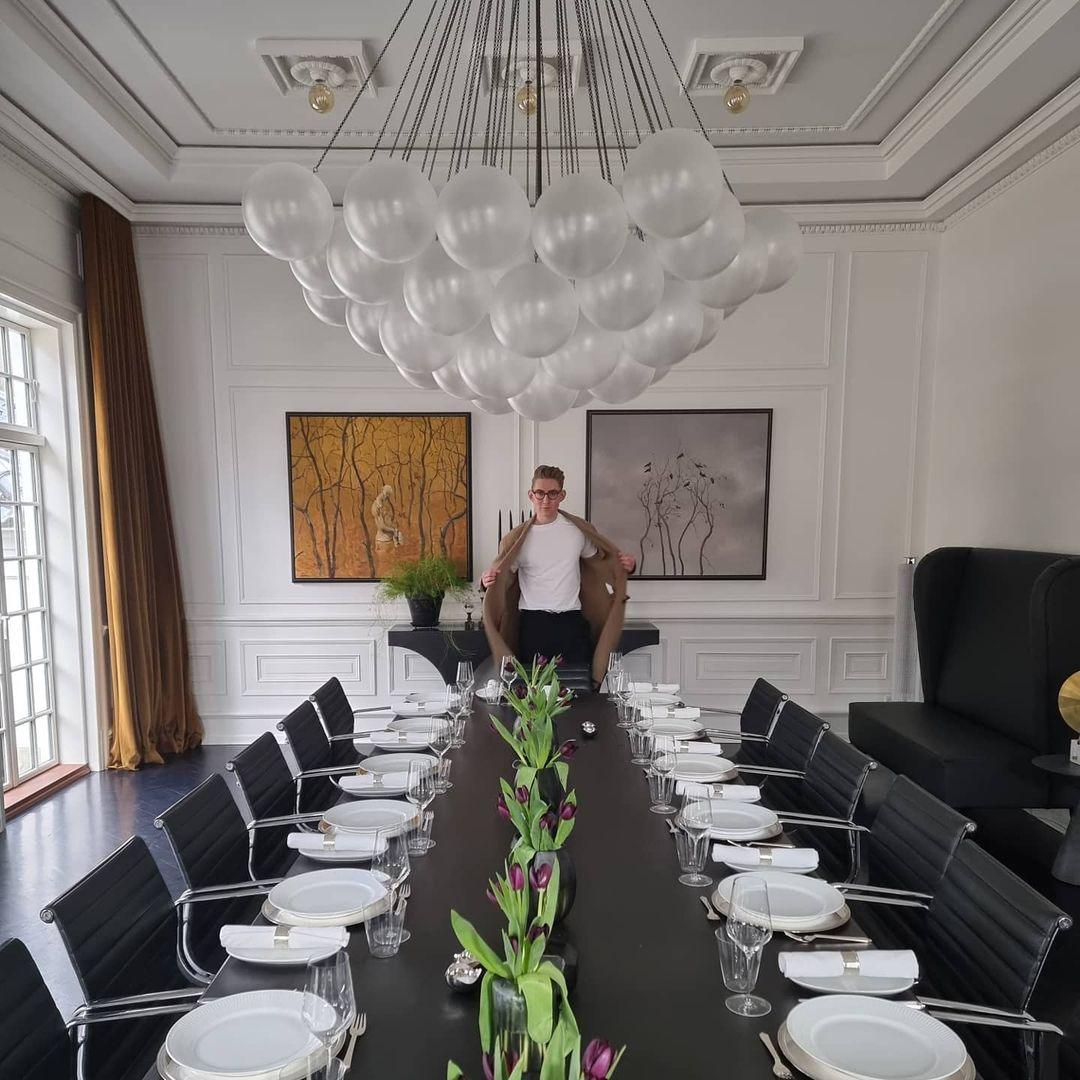 Lustra Chandelier Bubble Frosted Glass - Letslighting