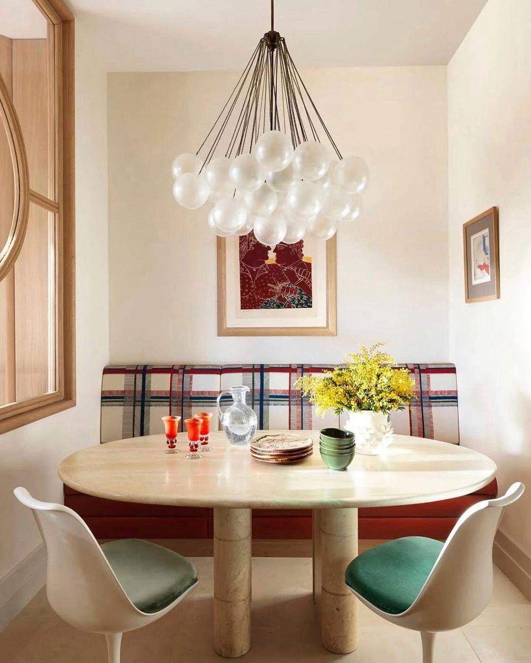 Lustra Chandelier Bubble Frosted Glass - Letslighting