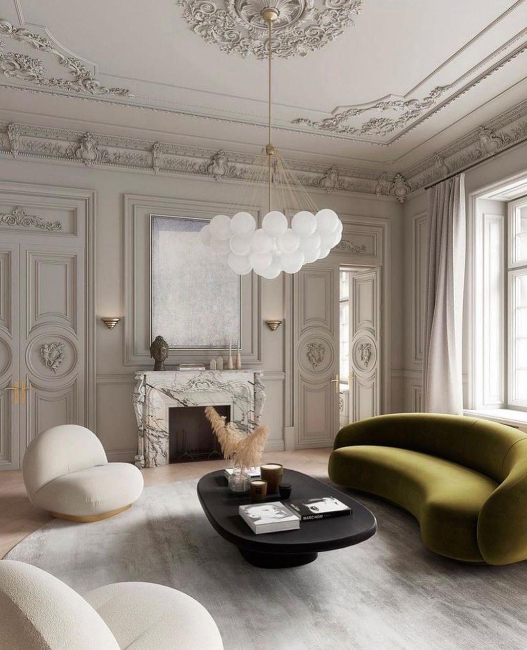 Lustra Chandelier Bubble Frosted Glass - Letslighting