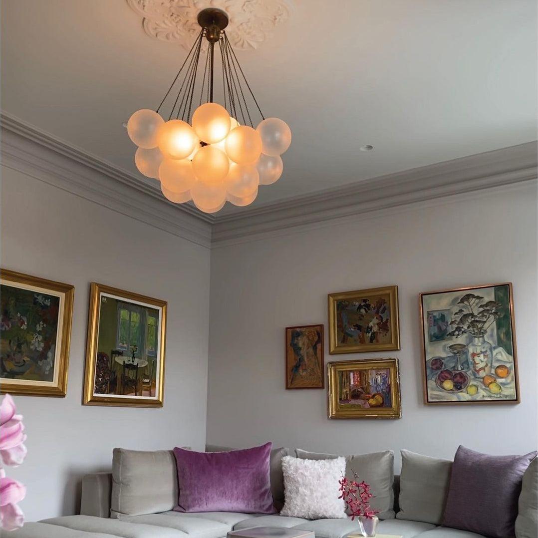 Valentina Glass Globe Pendant Light Bubble