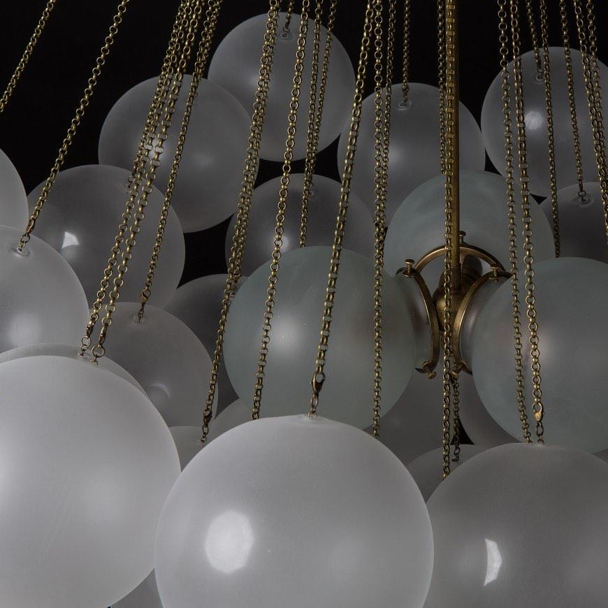 Lustra Chandelier Bubble Frosted Glass - Letslighting