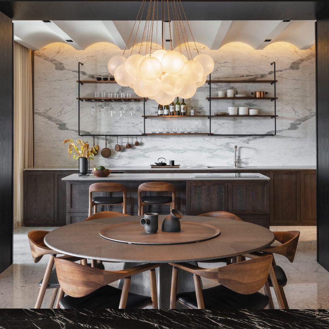 Lustra Chandelier Bubble Frosted Glass - Letslighting