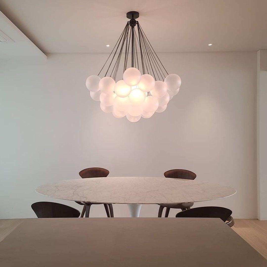 Valentina Glass Globe Pendant Light Bubble
