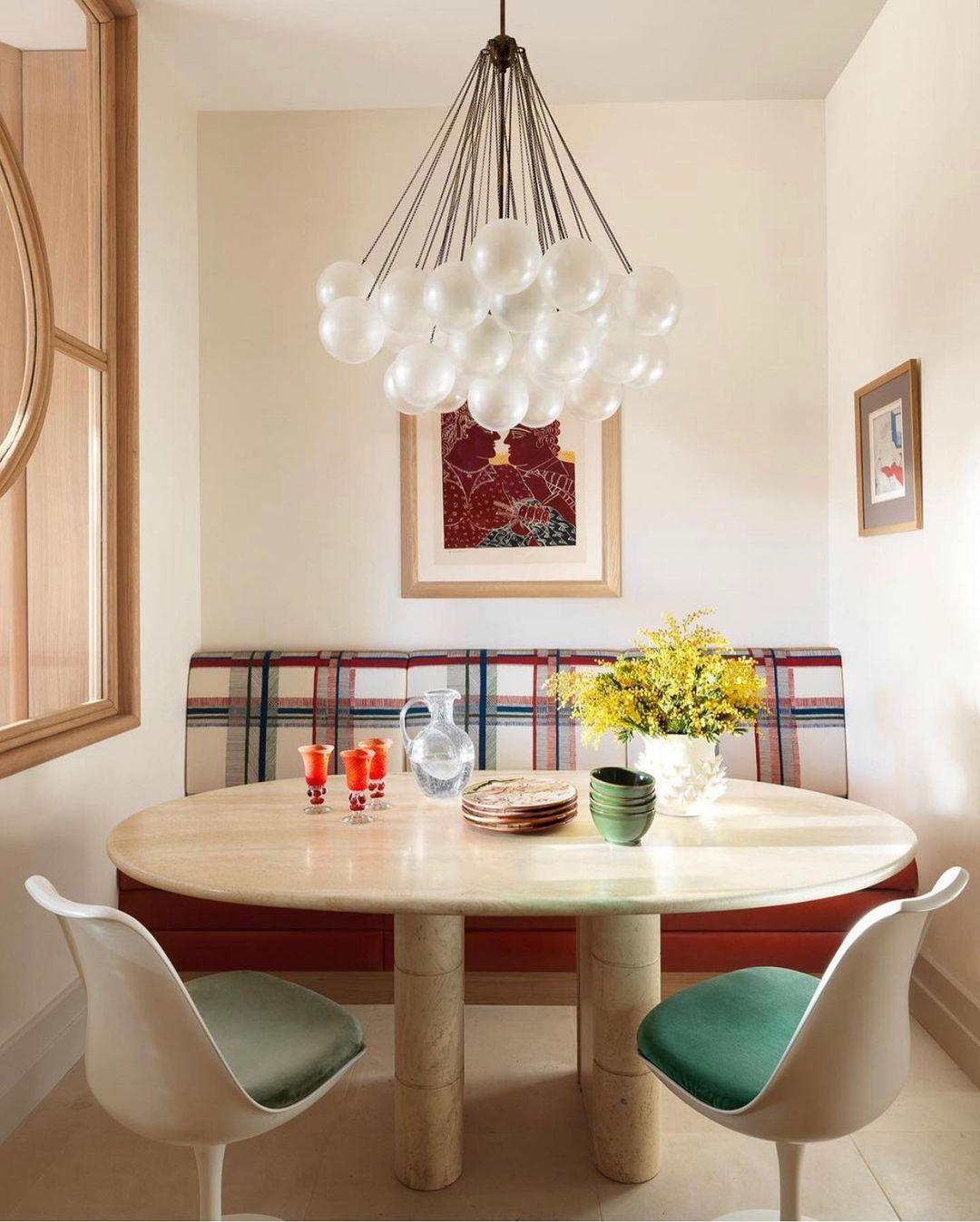 Lustra Chandelier Bubble Frosted Glass - Letslighting