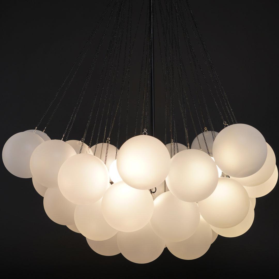 Lustra Chandelier Bubble Frosted Glass - Letslighting