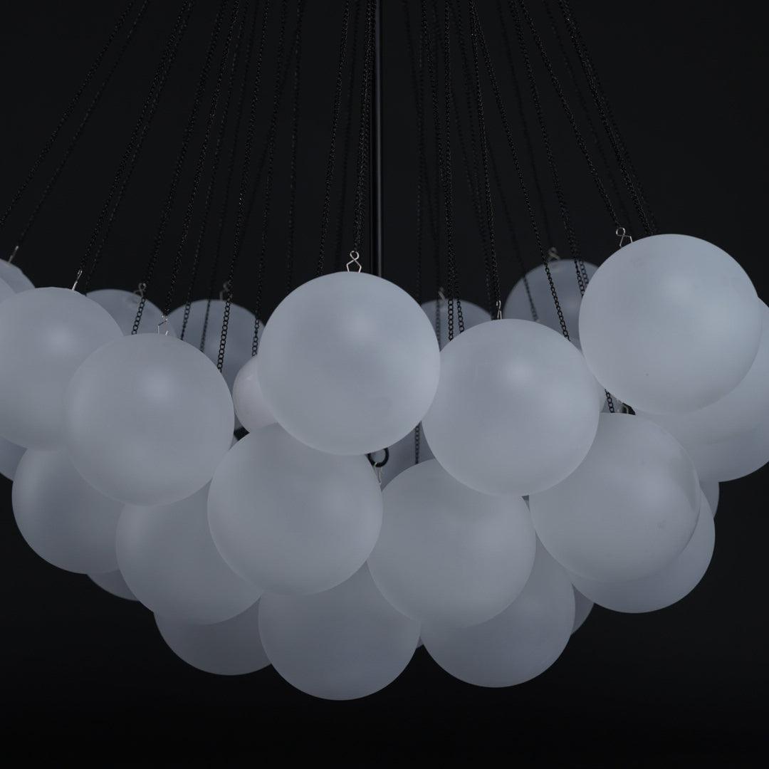Lustra Chandelier Bubble Frosted Glass - Letslighting