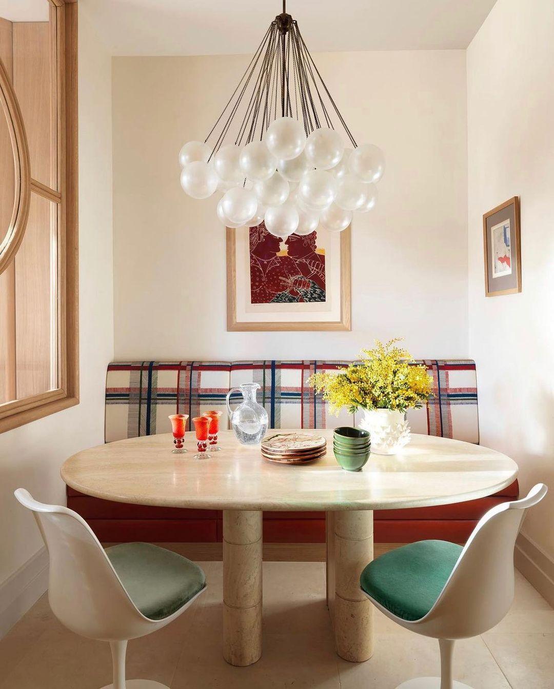Lustra Chandelier Bubble Frosted Glass - Letslighting