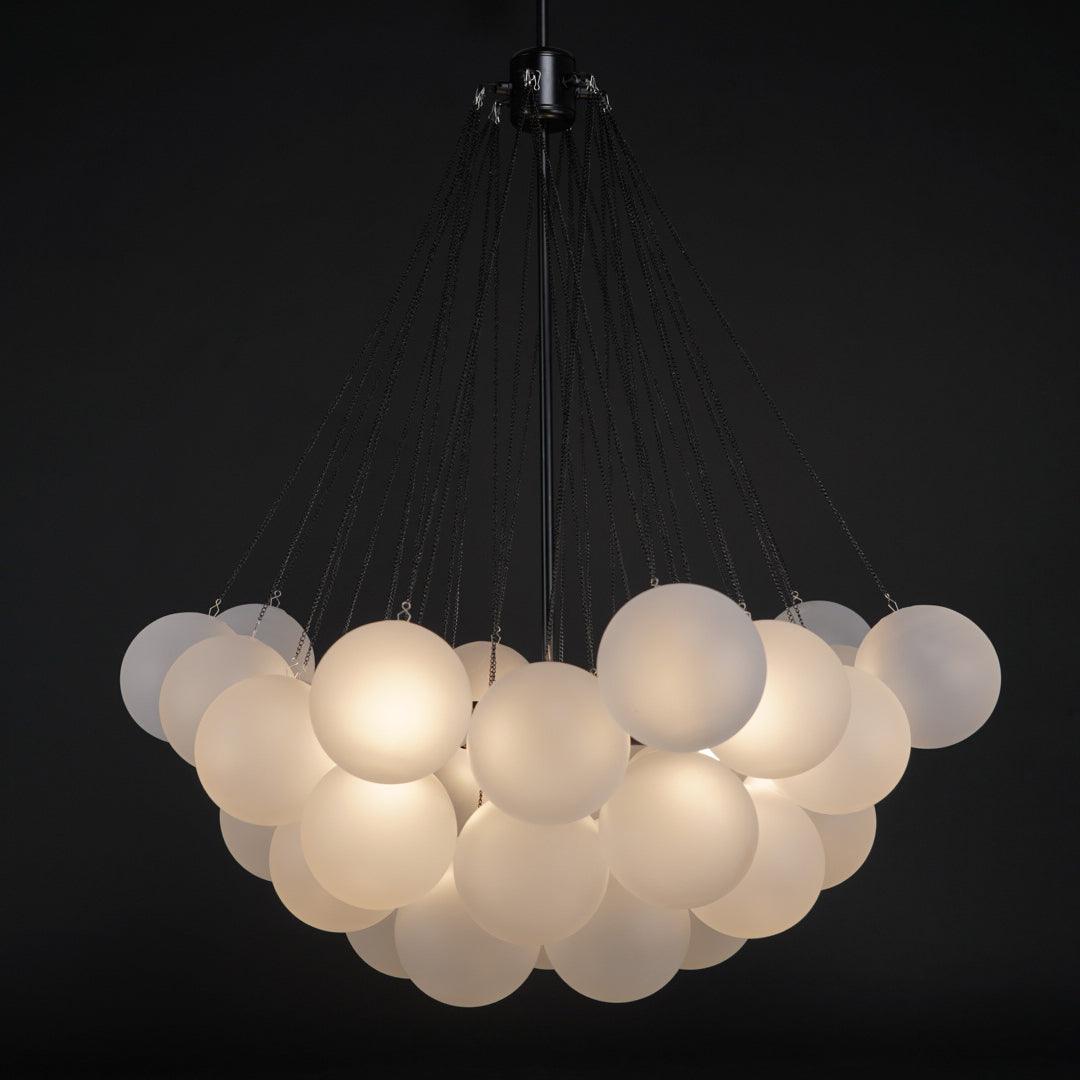 Lustra Chandelier Bubble Frosted Glass - Letslighting