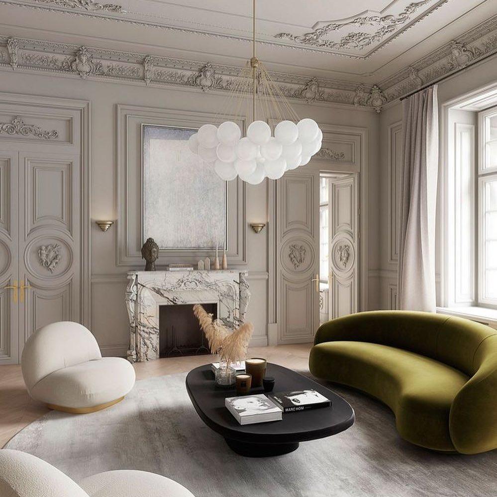 Lustra Chandelier Bubble Frosted Glass - Letslighting