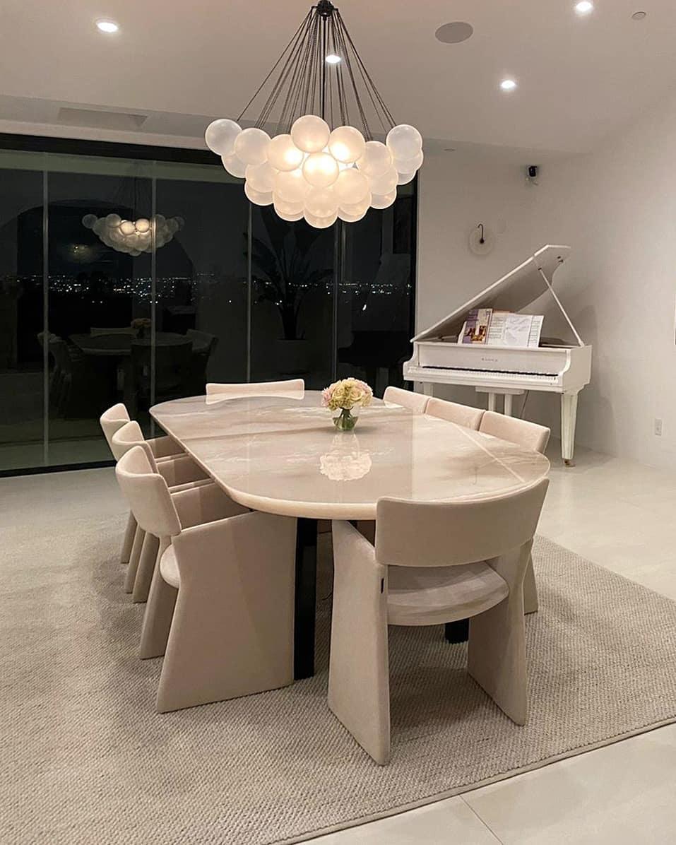 Lustra Chandelier Bubble Frosted Glass - Letslighting