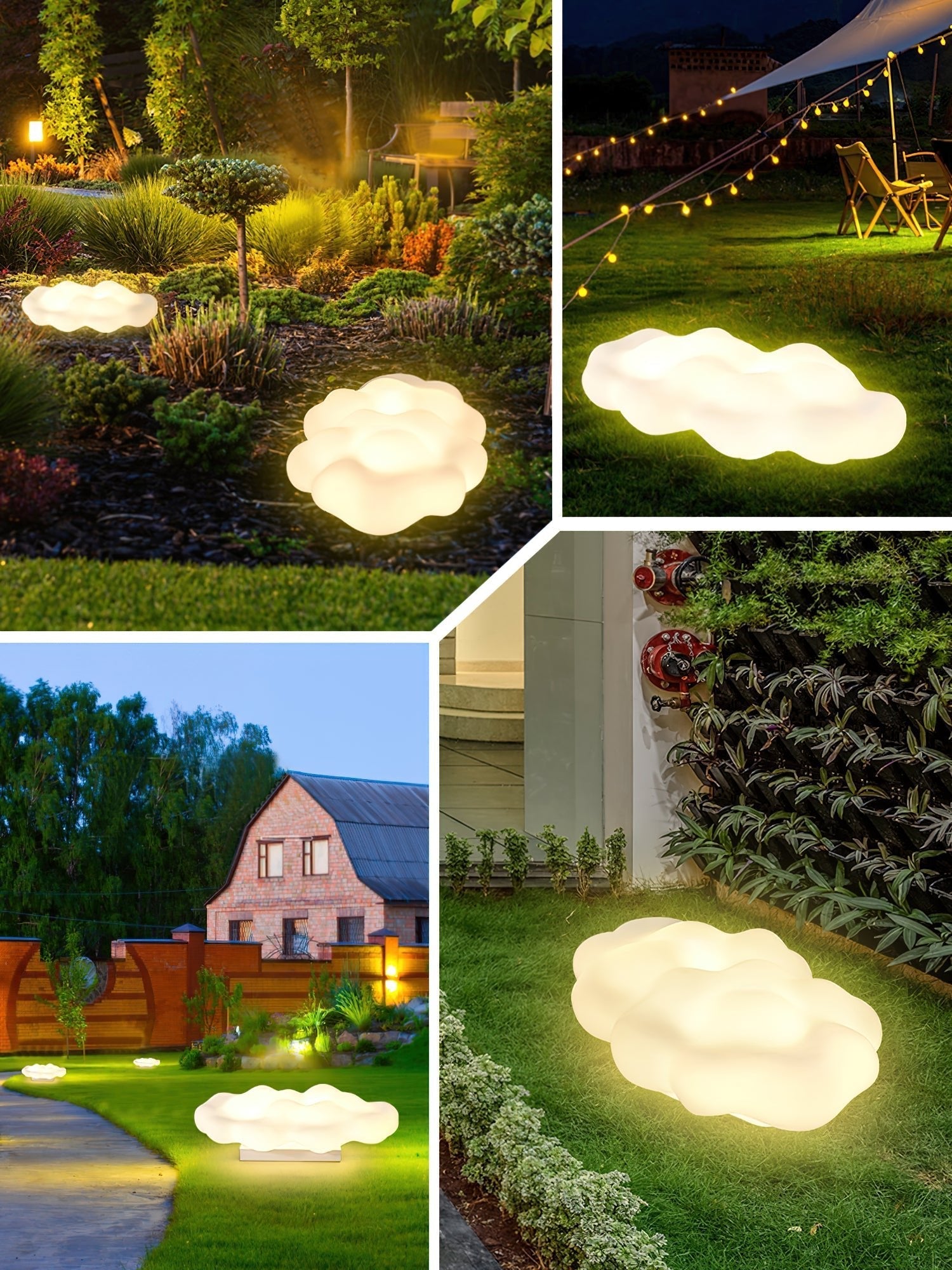 Ulphaion Elegance Cloud Outdoor Floor Light - Letslighting