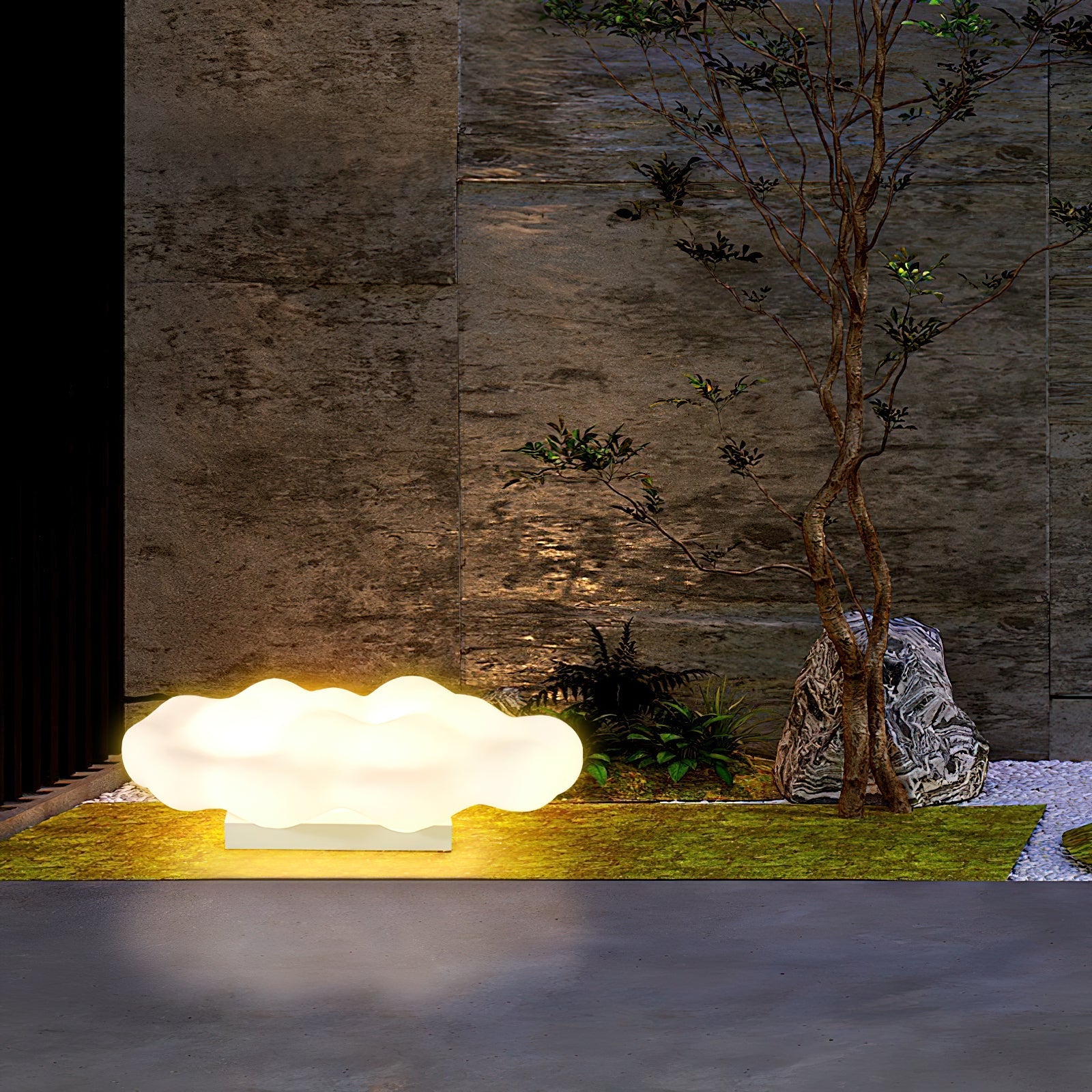 Ulphaion Elegance Cloud Outdoor Floor Light - Letslighting