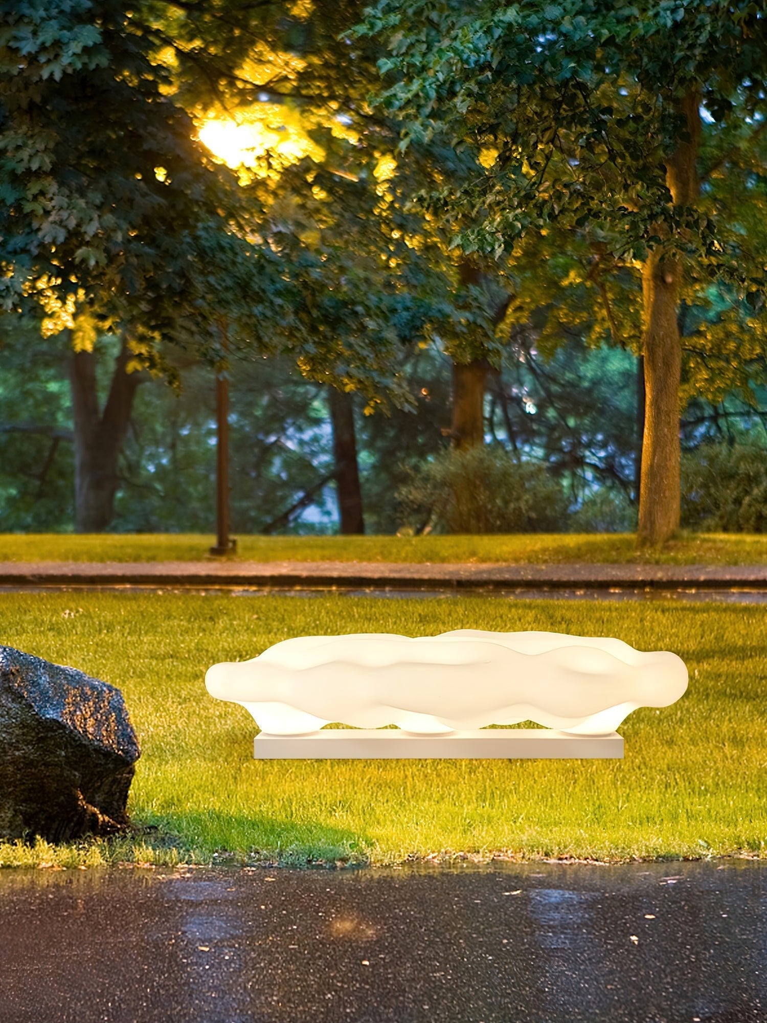 Ulphaion Elegance Cloud Outdoor Floor Light - Letslighting