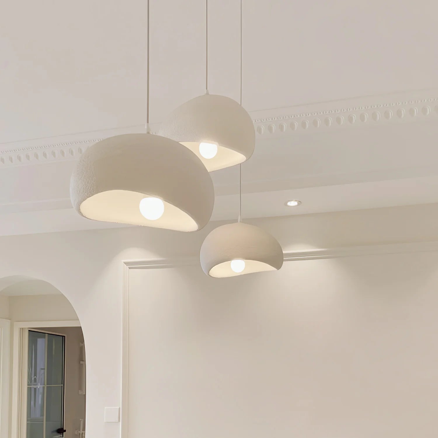 Aria Wabi-Sabi Spherical Cloud Pendant Light