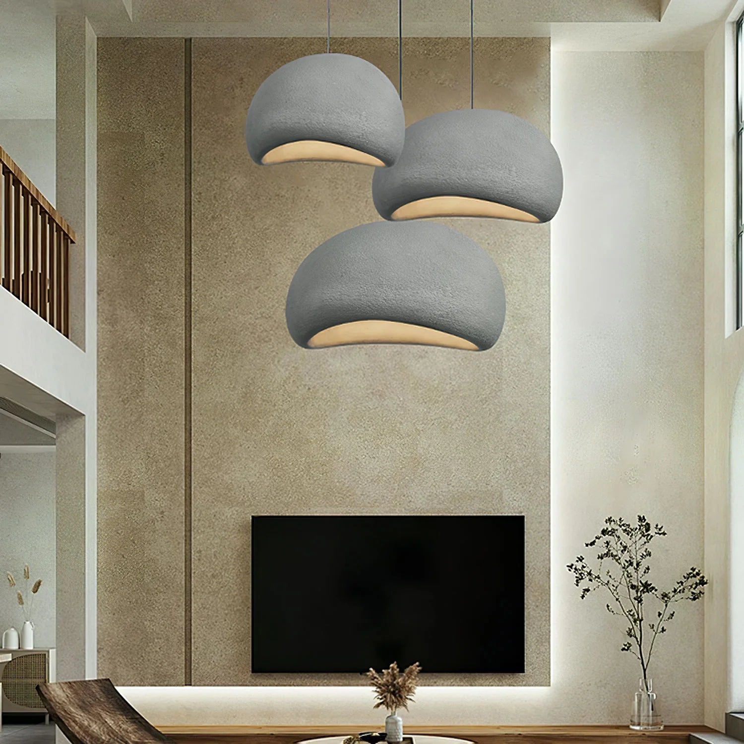 Aria Wabi-Sabi Spherical Cloud Pendant Light
