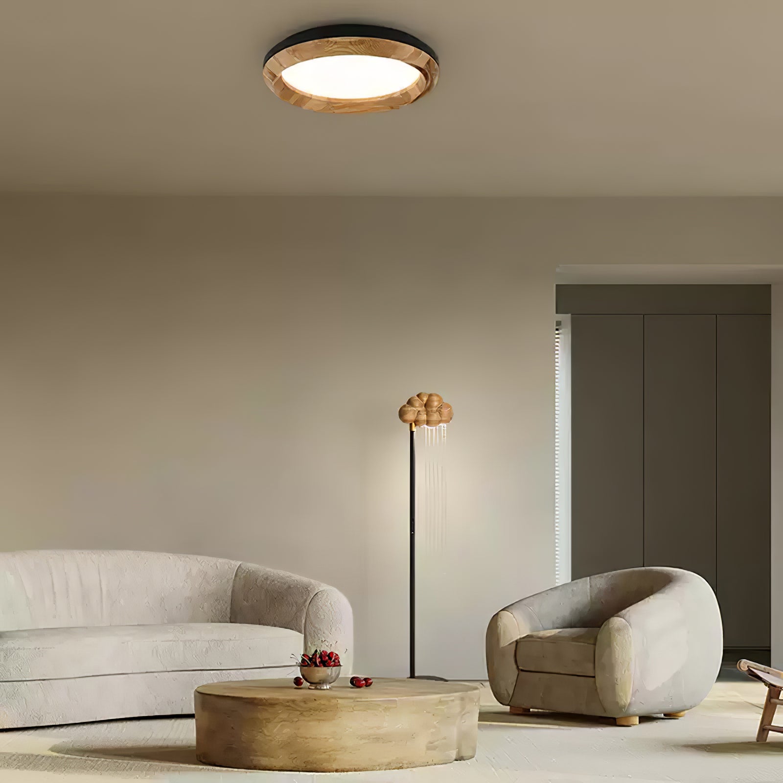 Orinyra Cloud-shaped Bronze Floor Lamp - Letslighting